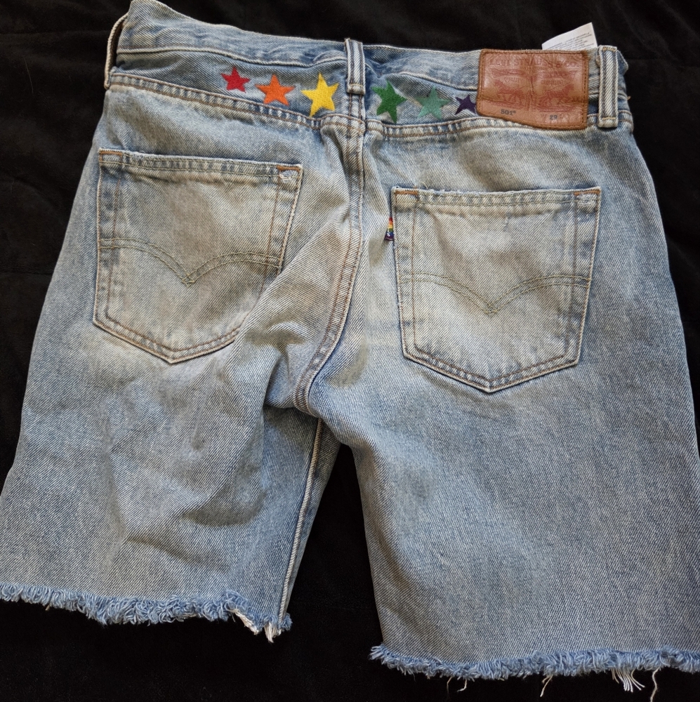 Levi's 501 Pride Rainbow Star Shorts
